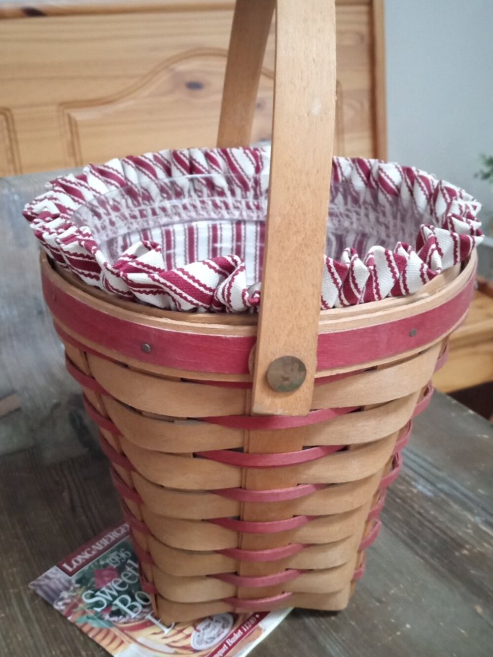 Longaberger 1996 Sweetheart Bouquet Basket